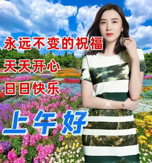 唯美早上好问候动态表情图片