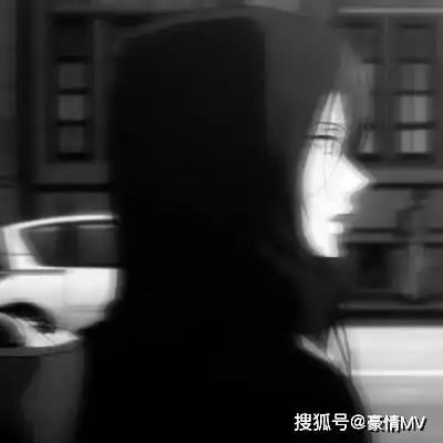 二次元男生黑影头像2021漫画男头高冷不露脸