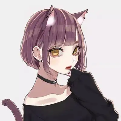 短发动漫女头像女生