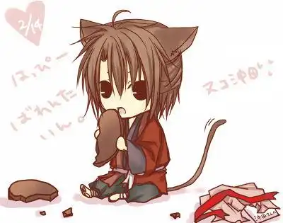 蓝猫图库动漫头像猫耳