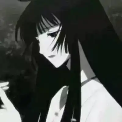 女生黑暗头像动漫孤独卡