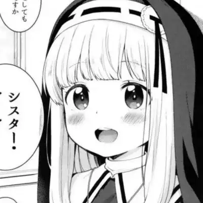 可爱漫画风少女头像ε