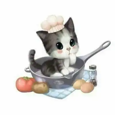 卡通猫咪头像可爱猫咪头像手绘图片