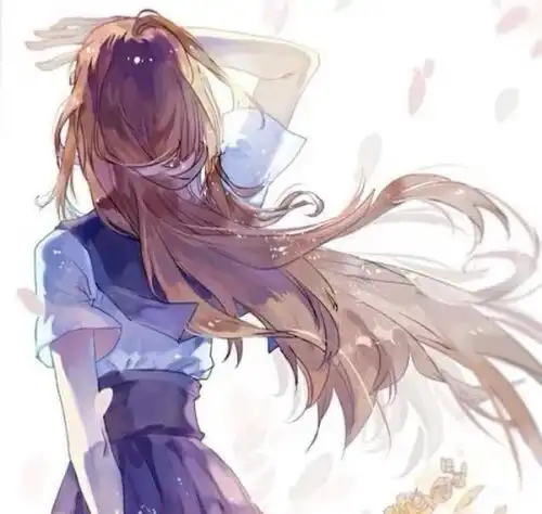 动漫背影女生头像头像