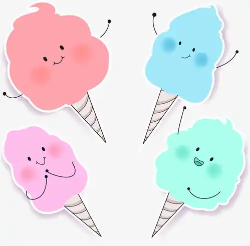 棉花糖页面网页平面电商创意素材可爱表情素材