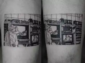 技艺高超的黑白纹身