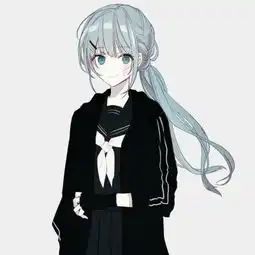 女生黑暗头像动漫孤独卡