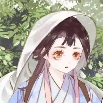 动漫女头像清新简约卡通