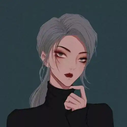 女生黑暗动漫头像图片古