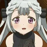 银色头发双马尾紫色眼睛动漫人物是谁