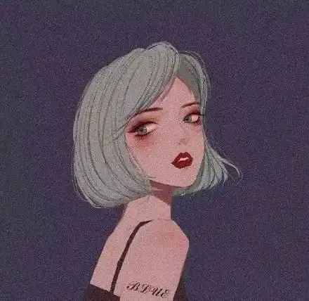 头像短发女动漫