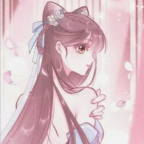古风女生头像绿茶青梅来相配你我是一对