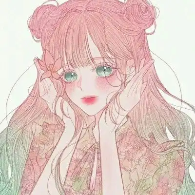 手绘少女动漫头像