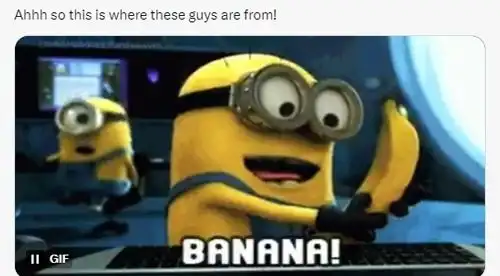 香蕉的图片banana表情包