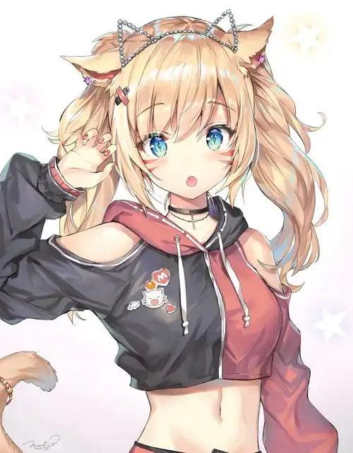 萌萌的兽耳少女,和画师一样的可爱画师篇哔哩哔哩