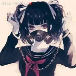 女生黑暗头像动漫孤独新