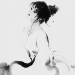 黑白漫画头像女高冷动漫