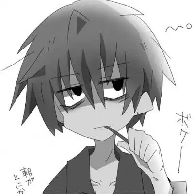 收藏夹里的小众动漫男生头像