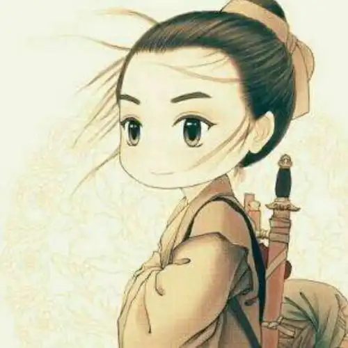 道士头像男动漫卡通