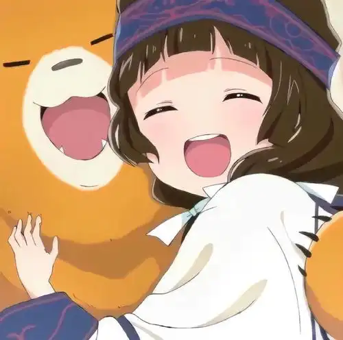 动漫女头叉腰可爱头像