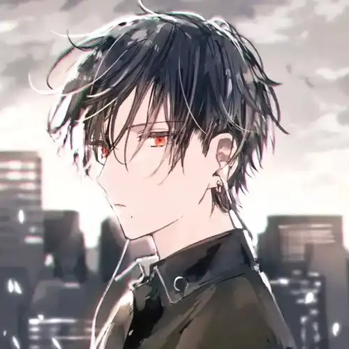 动漫男生女生接吻头像一