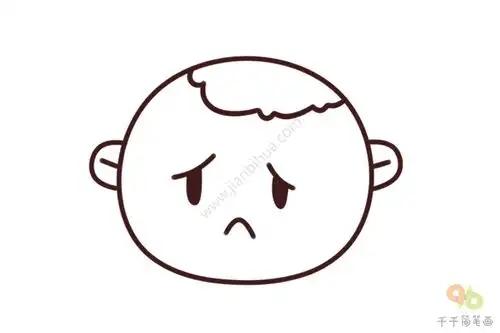团子表情包简笔画男人