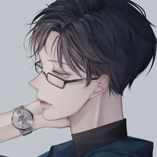 网图头像男卡通动漫女生