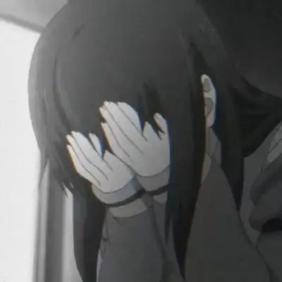 女生黑暗头像动漫孤独动