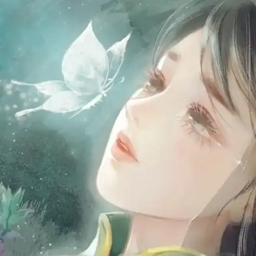 动漫女生头像人的一生是万里河山,来往无数过客