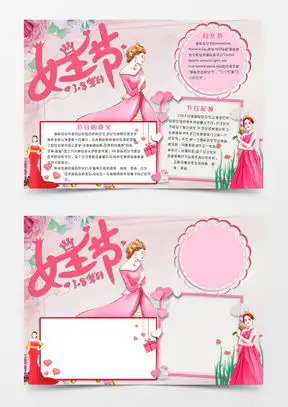 三八妇女节小报模板下载三八妇女节小报图片设计素材熊猫办公
