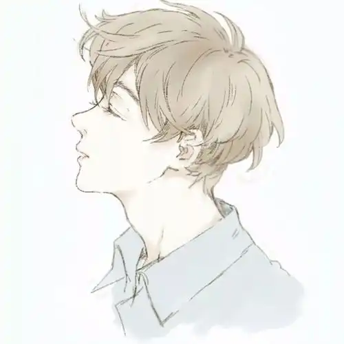 内向男动漫头像男孩