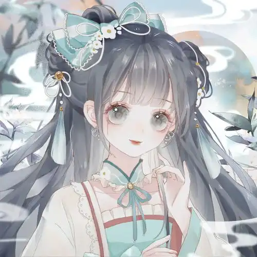 古风女生头像你眸海清涟,藏山高水长,是我的人间