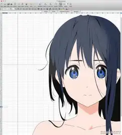 除了做表,微软excel还能绘制动漫美少女5小时画一幅