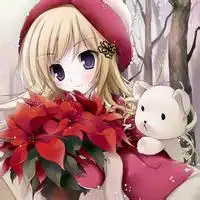 带植物女生头像唯美微信头像图片大全