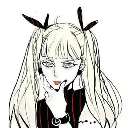 黑白漫画头像女高冷动漫