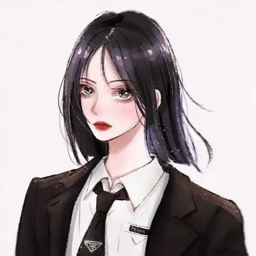 短发动漫女头像头像图片