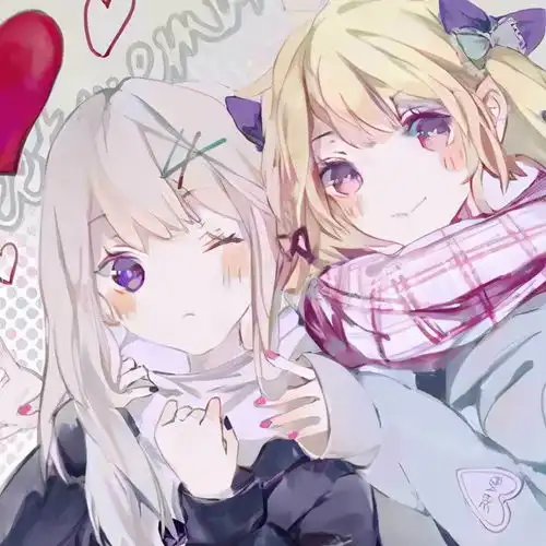 好看动漫女生头像姐妹