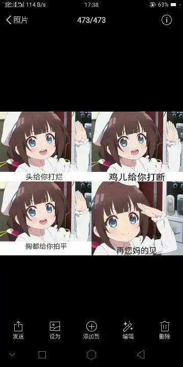 求雏燕爱胸都给你拍平,再您妈的见的表情包