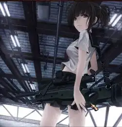动漫中一个女生孤独背影的图片