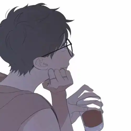 动漫男生头像望眼山河你是我徒步万里也要去见的人