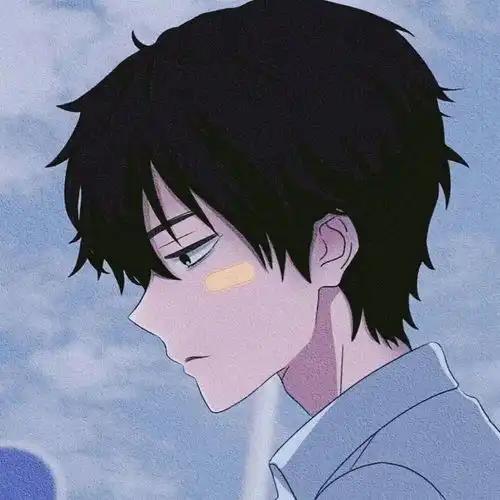 帅气动漫男头在一切破旧褪色中请你永远闪烁