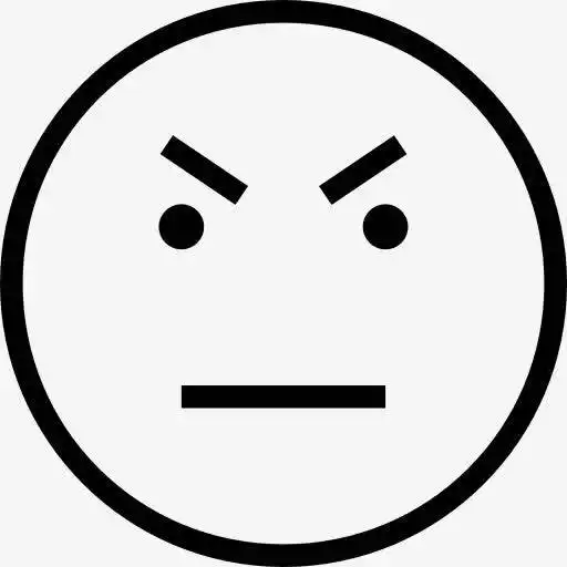 生气的表情轮廓图标ui图标设计图片免费下载页面网页平面电商创意素材脸图标