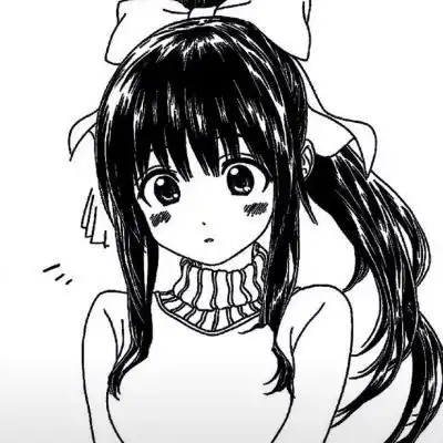 高级感女生头像动漫黑白