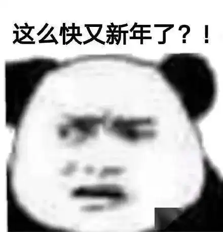沙雕熊猫表情包新年快乐