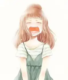 动漫哭泣的小女孩图片