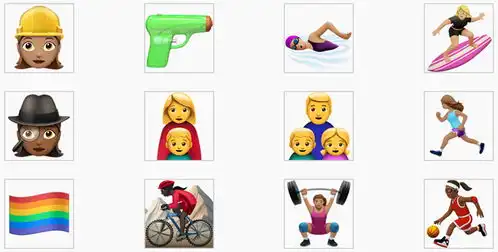 表情超过100个新emojiios10新增大量新表情新图案,有一个极具...表情