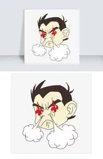 发怒的图片生气表情包男