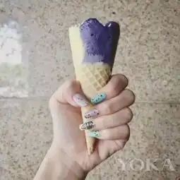 想把杨幂的美甲copy到自己指尖带这50款去美甲店吧