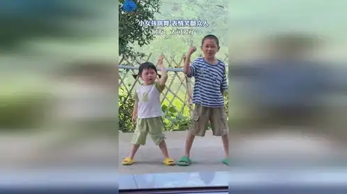 小女孩跳舞表情笑翻众人