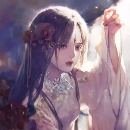 神仙古风动漫头像风把云吹散了,光才能洒下来